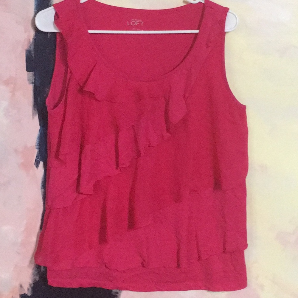 ANN TAYLOR LOFT PINK TOP